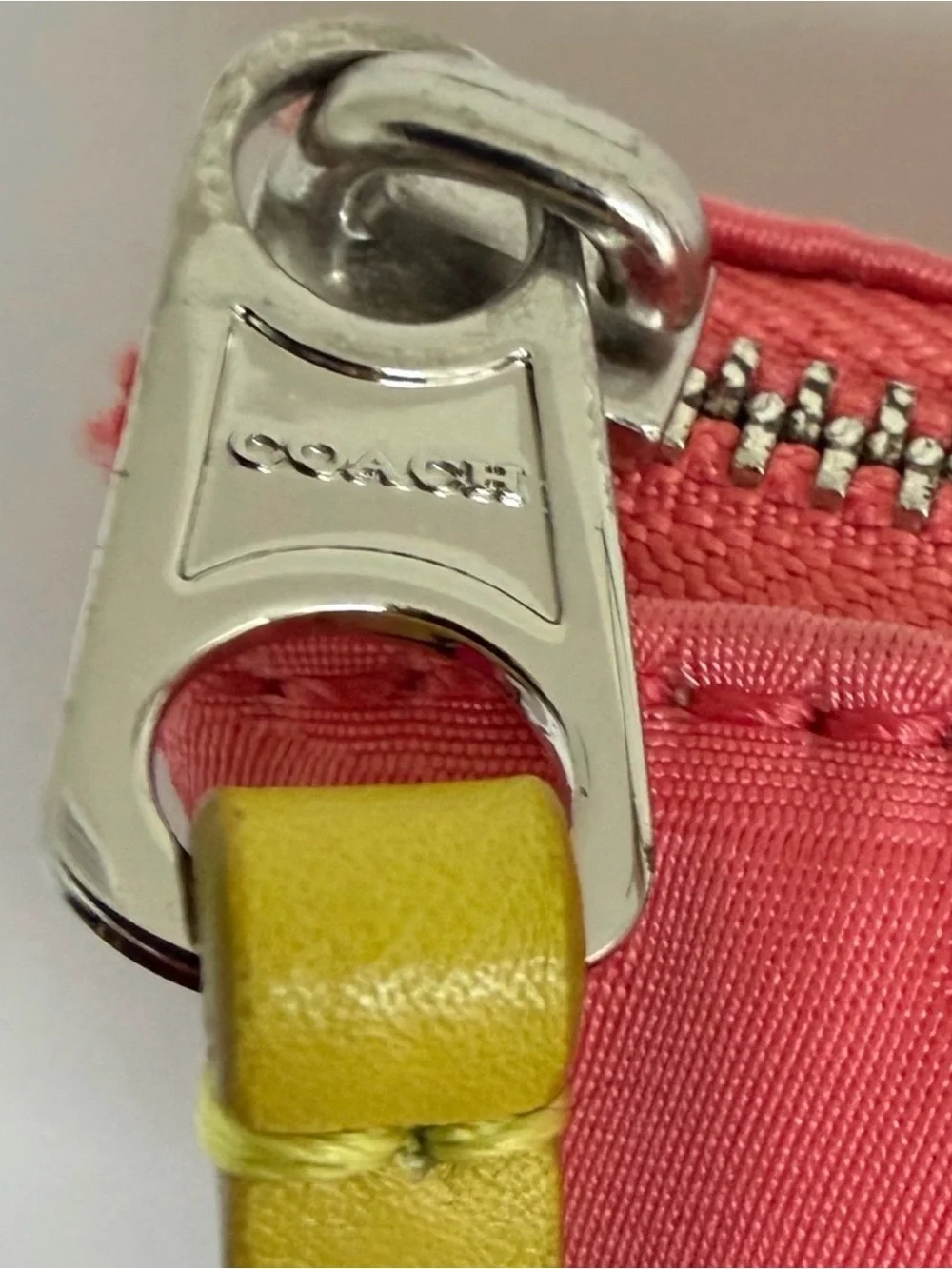 Coach Legacy Weekend Signature Colorblock Nylon East West Zip Top Tote 24865 3